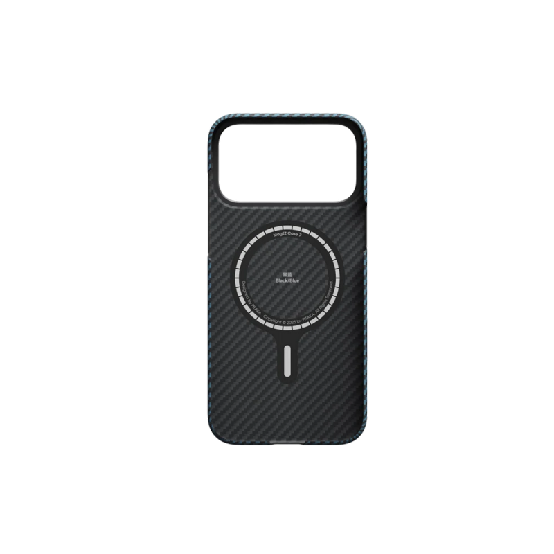 Pitaka Apple iPhone 17 Pro Max, MagEZ 7 1500D, Ultra-Slim MagSafe Case, Black/Blue