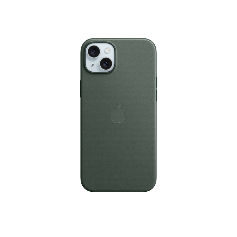Чехол FineWoven для iPhone 15 Plus с MagSafe — Evergreen
