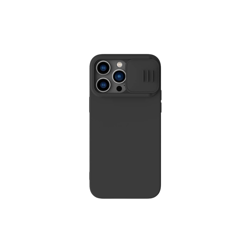 Чехол Nillkin Apple iPhone 14 Pro Max, CamShield Silky Silicone, элегантный черный