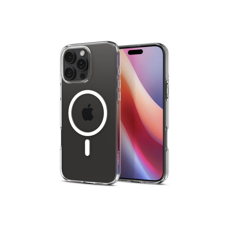 Spigen iPhone 16 Pro Max, Жидкокристаллический Mag Magsafe, Прозрачный