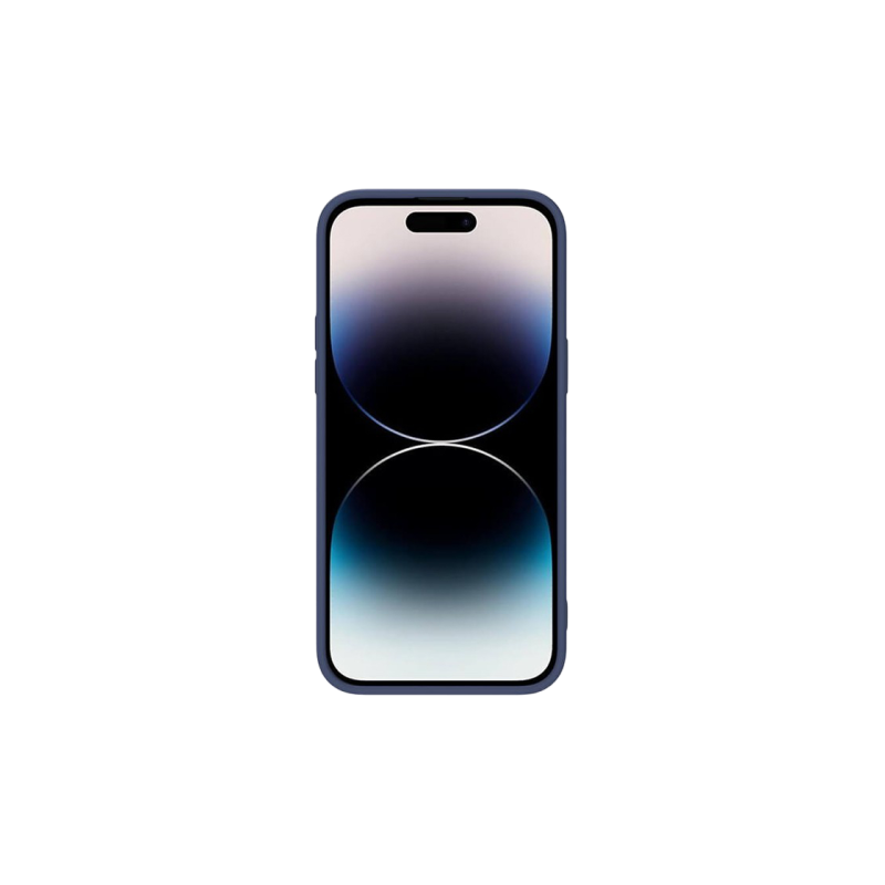 Чехол Nillkin Apple iPhone 14 Pro Max, CamShield Silky Silicone, темно-синий