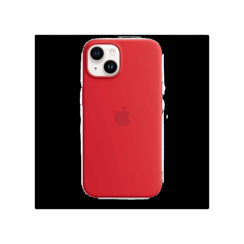 Оригинальный силиконовый чехол для iPhone 14 с MagSafe - (PRODUCT)Red, модель A2910