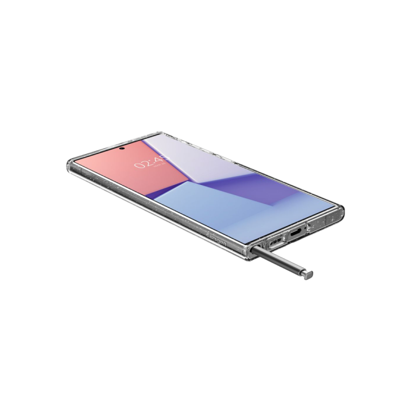 Spigen Samsung S23 Ultra, жидкий кристалл, блестящий кристалл