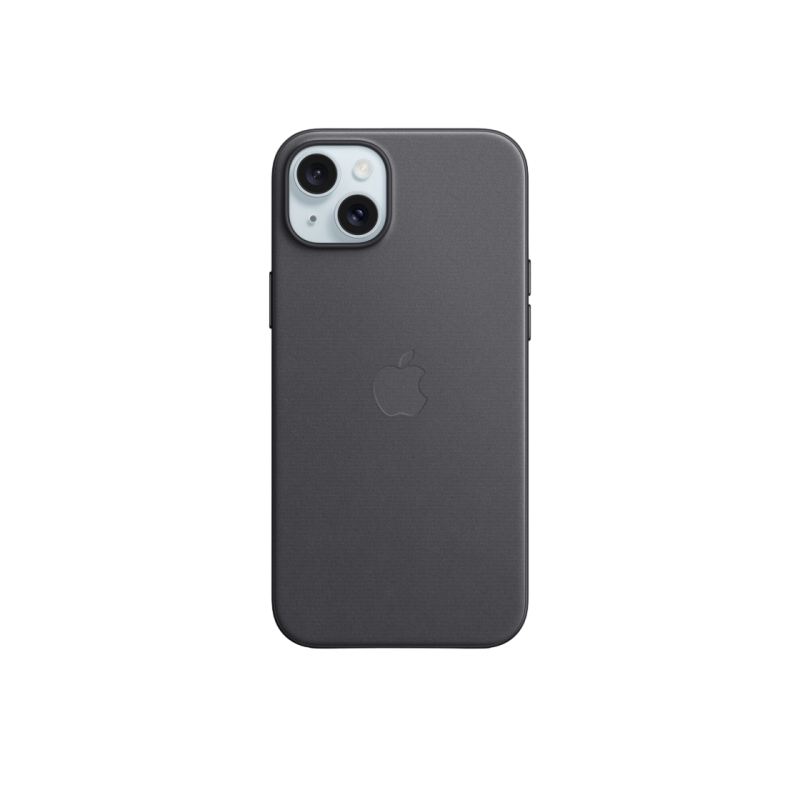 Чехол FineWoven для iPhone 15 Plus с MagSafe — черный