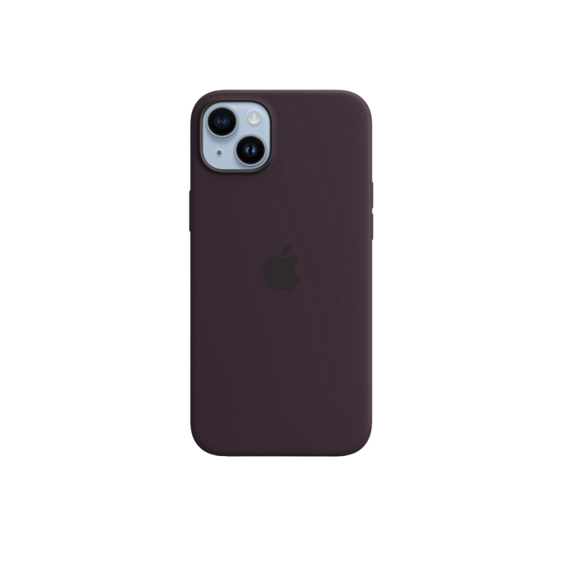 Оригинальный силиконовый чехол для iPhone 14 Plus с MagSafe - Elderberry, модель A2911