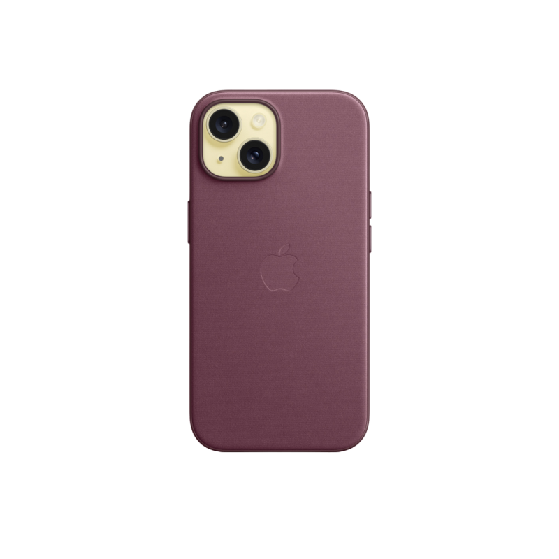 Чехол FineWoven для iPhone 15 с MagSafe - Mulberry