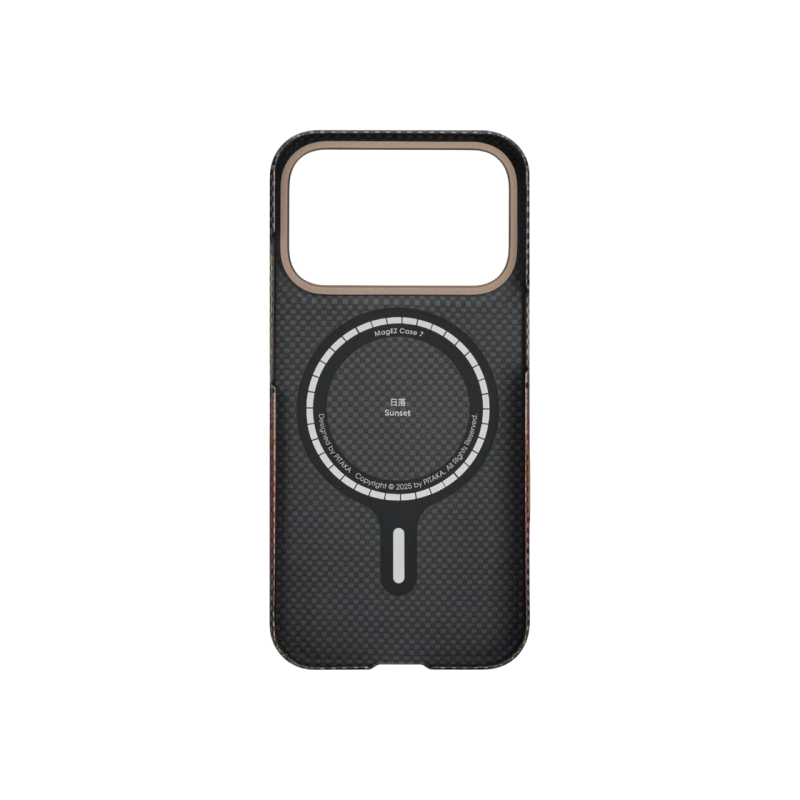Pitaka Apple iPhone 17 Pro Max, MagEZ 7 Ultra-Slim MagSafe, Sunset