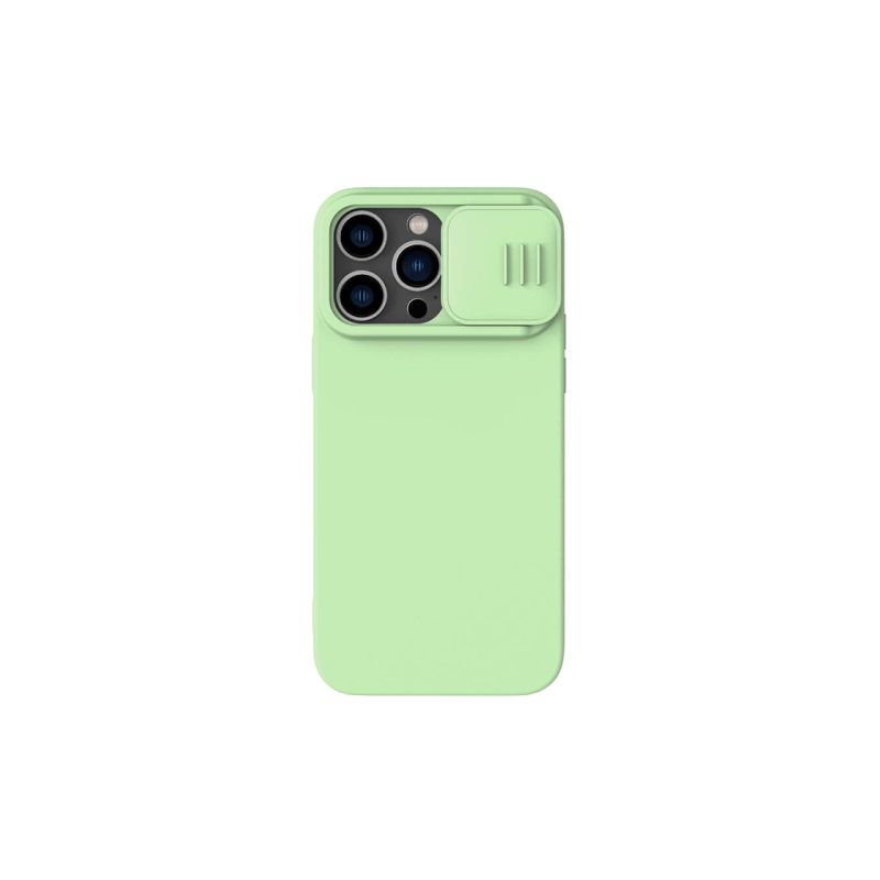 Чехол Nillkin Apple iPhone 14 Pro Max, CamShield Silky Silicone, цвет мятно-зеленый