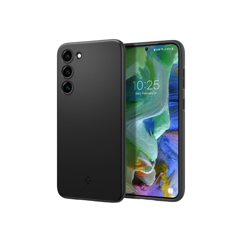Spigen Samsung S23+, тонкий, черный
