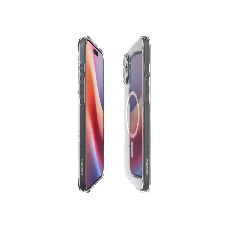 Spigen iPhone 16, Жидкокристаллический Mag Magsafe, Прозрачный