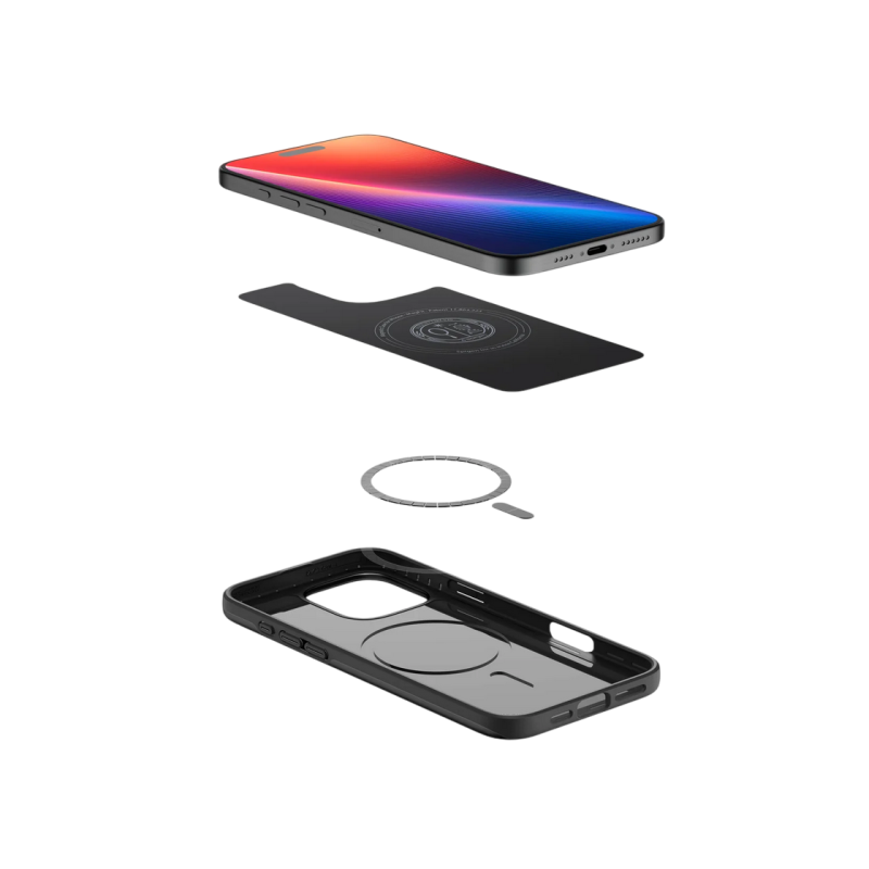 Spigen iPhone 16 Pro, Thin Fit Mag Magsafe, черный