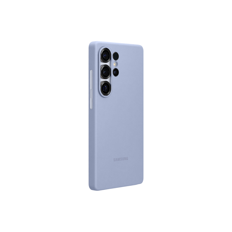 Оригинал Сэм. силиконовый чехол Galaxy S25 Ultra, светло-голубой