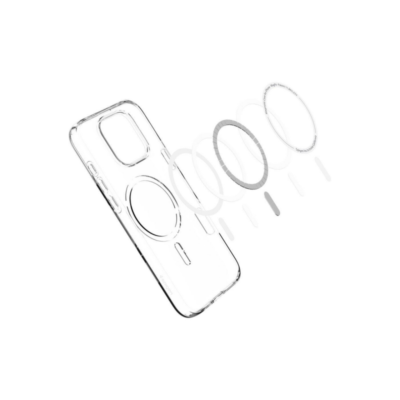 Spigen iPhone 16 Pro Max, Жидкокристаллический Mag Magsafe, Прозрачный