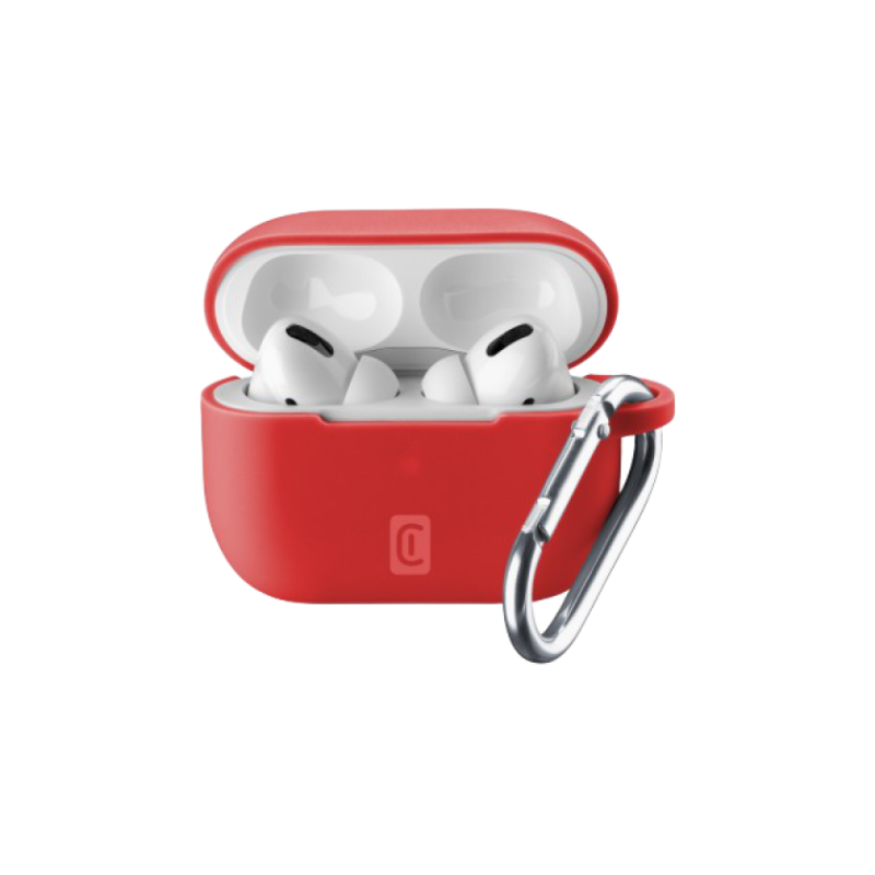 Сотовые Apple Airpods Pro, чехол Bounce, красный