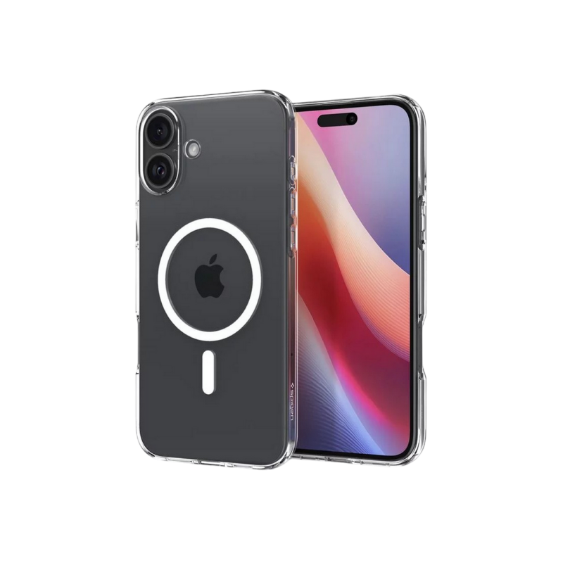 Spigen iPhone 16 Plus, Жидкокристаллический Mag Magsafe, Прозрачный