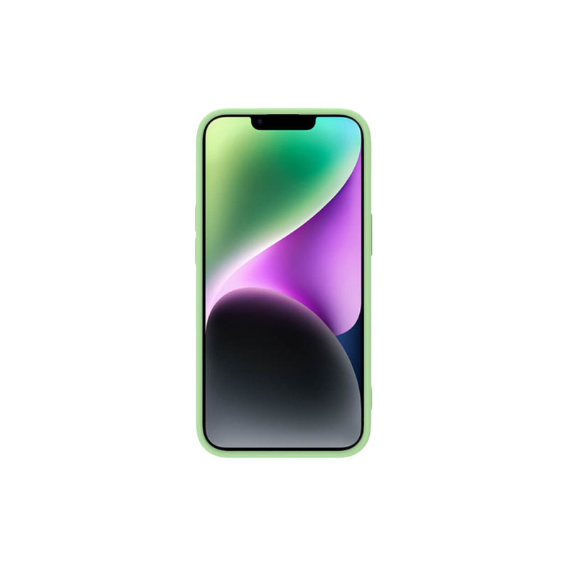 Чехол Nillkin Apple iPhone 14 Plus, CamShield Silky Silicone, цвет мятно-зеленый