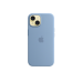 iPhone 15 Silicone Case with MagSafe - Winter Blue