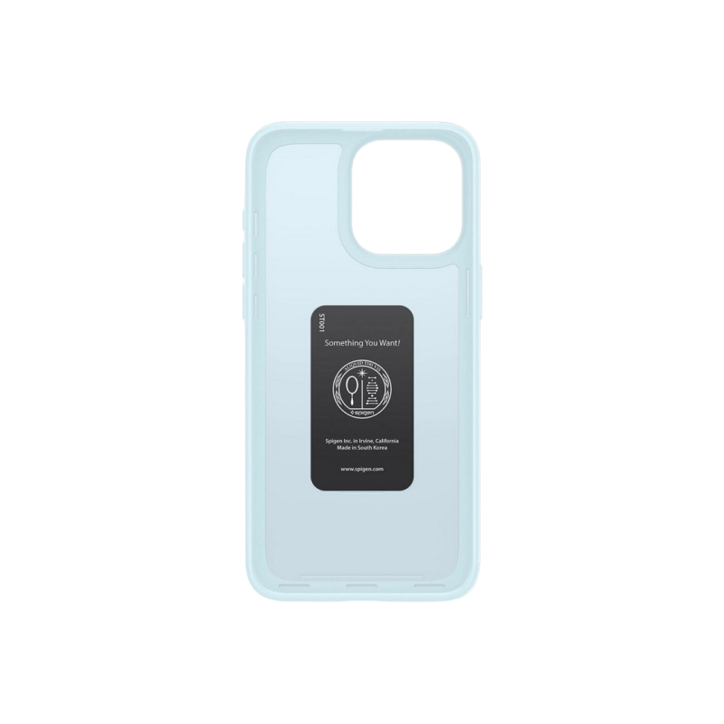 Spigen iPhone 15 Pro, тонкий, приглушенный синий