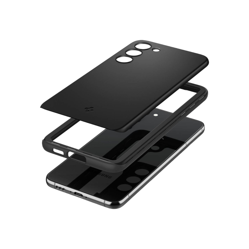 Spigen Samsung S23+, тонкий, черный