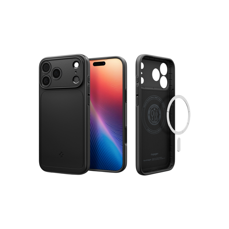 Spigen iPhone 17 Pro Max,Fit Mag Magsafe,Black