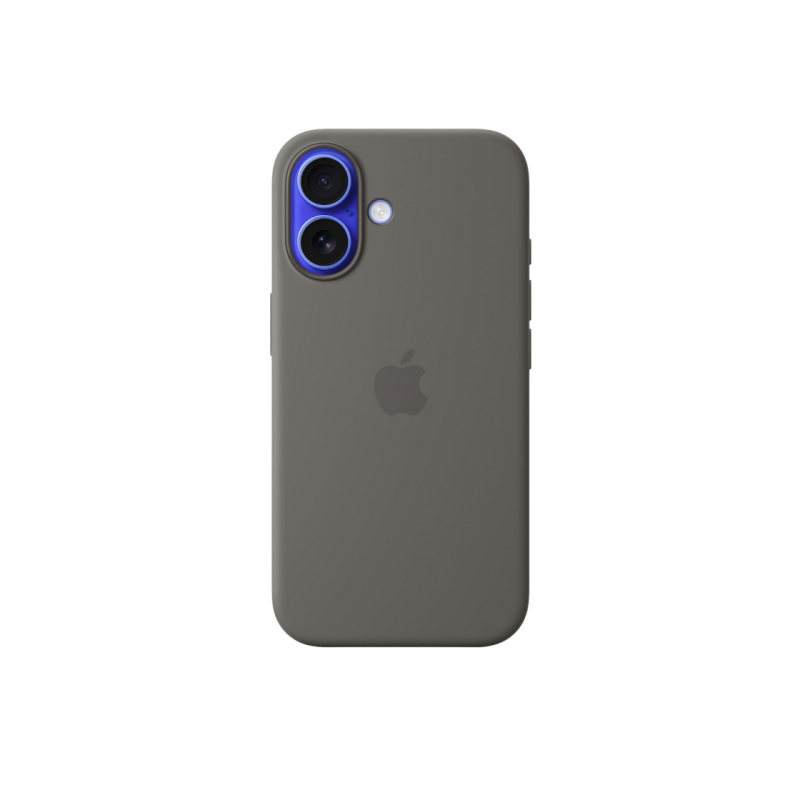 iPhone 16 Silicone Case with MagSafe-Stone Gray,ModelA3313