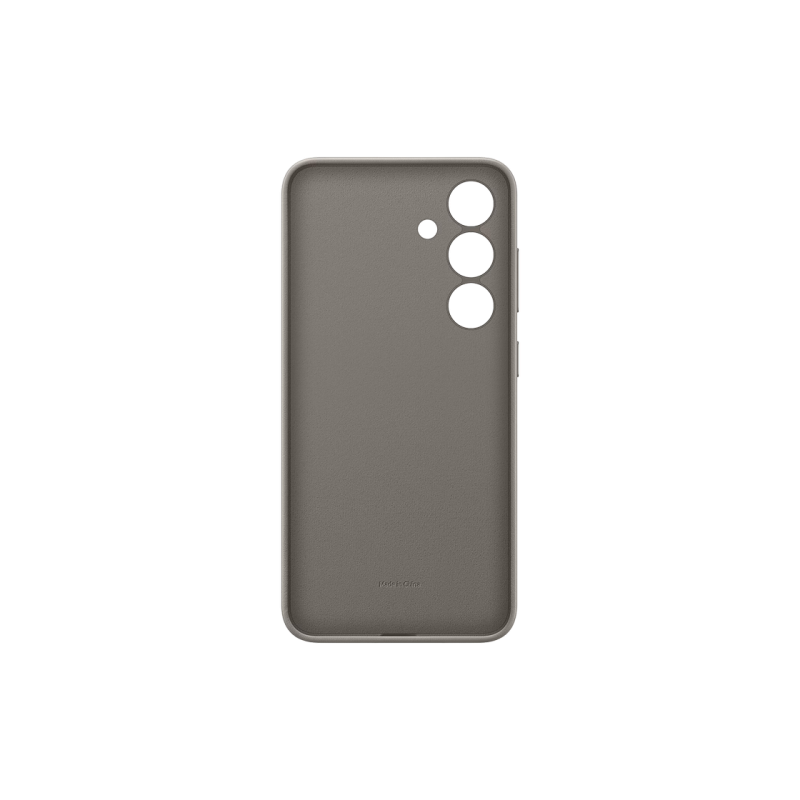 Оригинал Сэм. Чехол из веганской кожи Galaxy S24, серо-коричневый