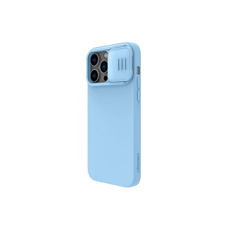 Nillkin Apple iPhone 14 Pro Max, чехол CamShield Silky Silicone, цвет Blue Haze