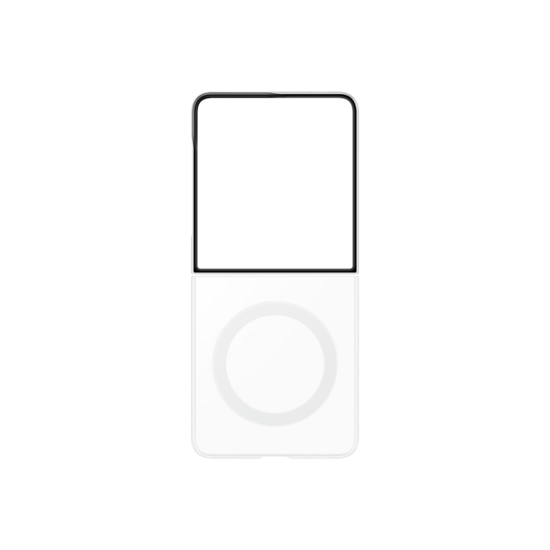 Original Sam. Clear Magnet case Galaxy Flip8, Transparent