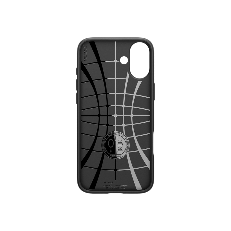 Spigen iPhone 16 Plus, Liquid Air, матовый черный