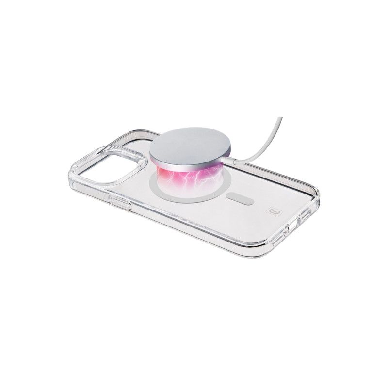 Cellular Apple iPhone 15, Gloss Mag Case, Transparent