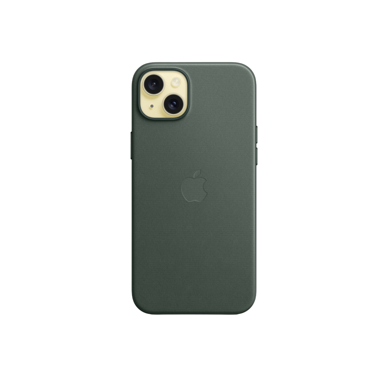Чехол FineWoven для iPhone 15 Plus с MagSafe — Evergreen