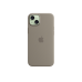 Силиконовый чехол для iPhone 15 Plus с MagSafe - глина