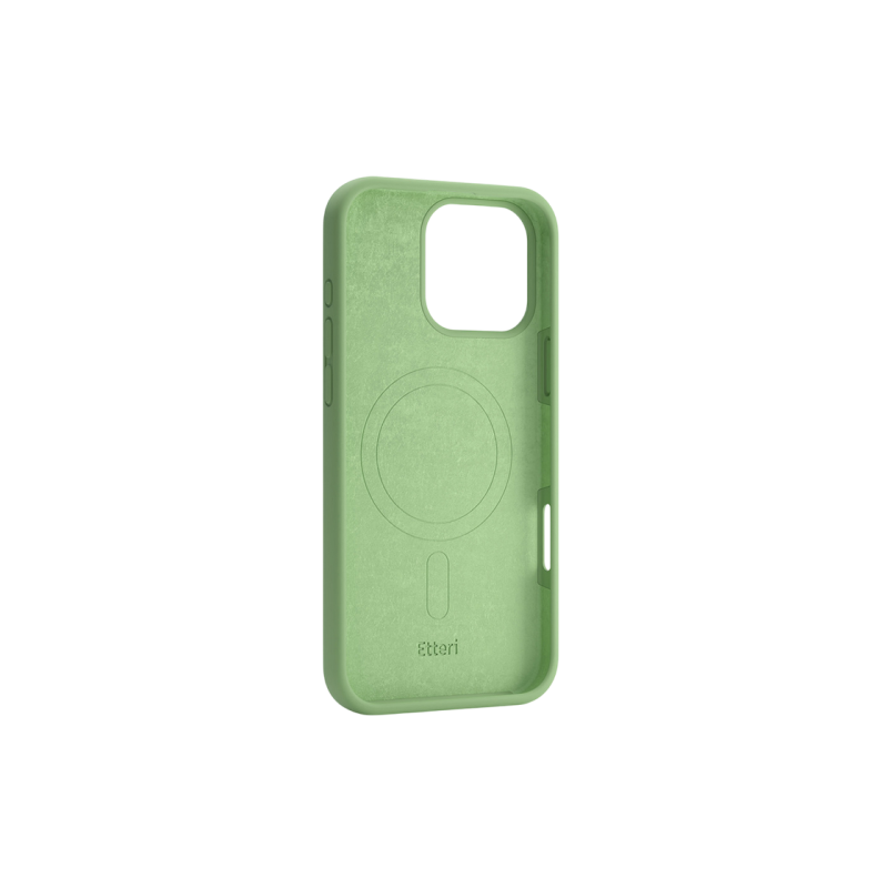 Etteri Apple iPhone 16 Pro Max, Silicone Mag case, Light Green