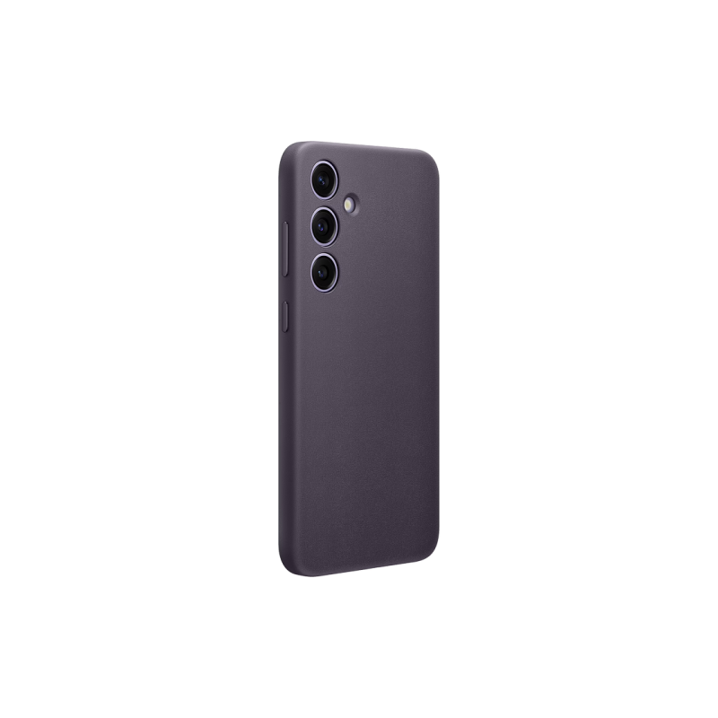 Оригинал Сэм. Чехол из веганской кожи Galaxy S24+, темно-фиолетовый