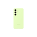 Оригинал Сэм. силиконовый чехол Galaxy S24, светло-зеленый