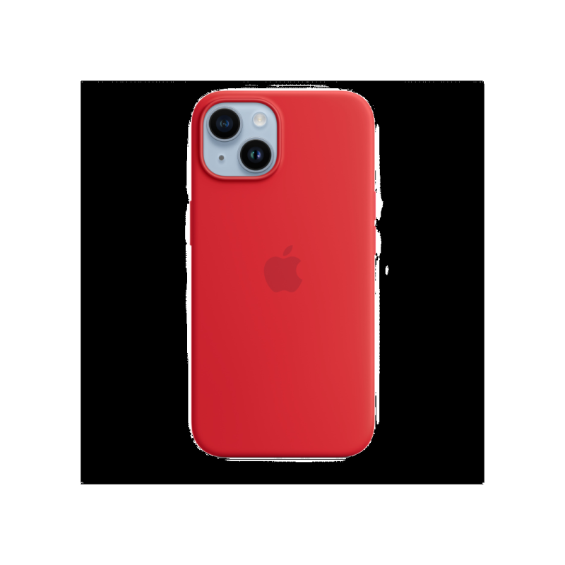 Оригинальный силиконовый чехол для iPhone 14 с MagSafe - (PRODUCT)Red, модель A2910
