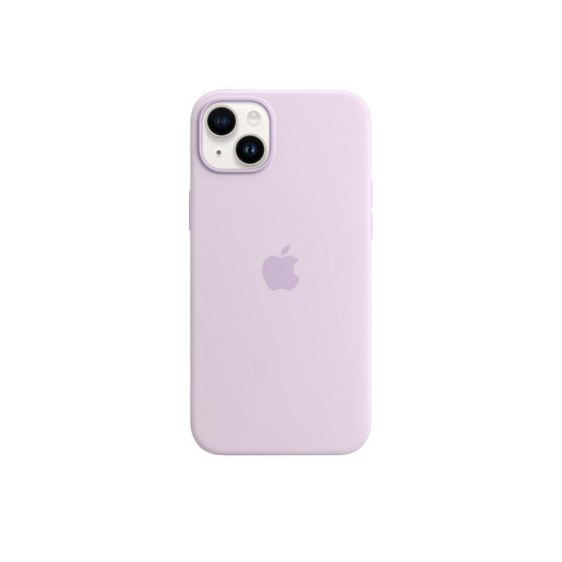 Оригинальный силиконовый чехол для iPhone 14 Plus с MagSafe - сиреневый, модель A2911