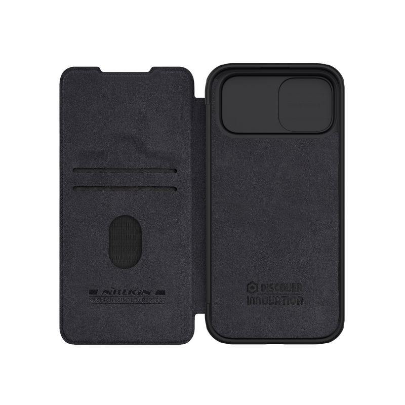 Nillkin Apple iPhone 15, Qin Pro черный