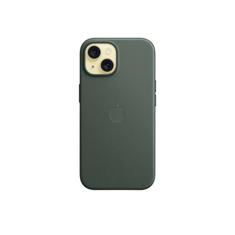 Чехол FineWoven для iPhone 15 с MagSafe - Evergreen