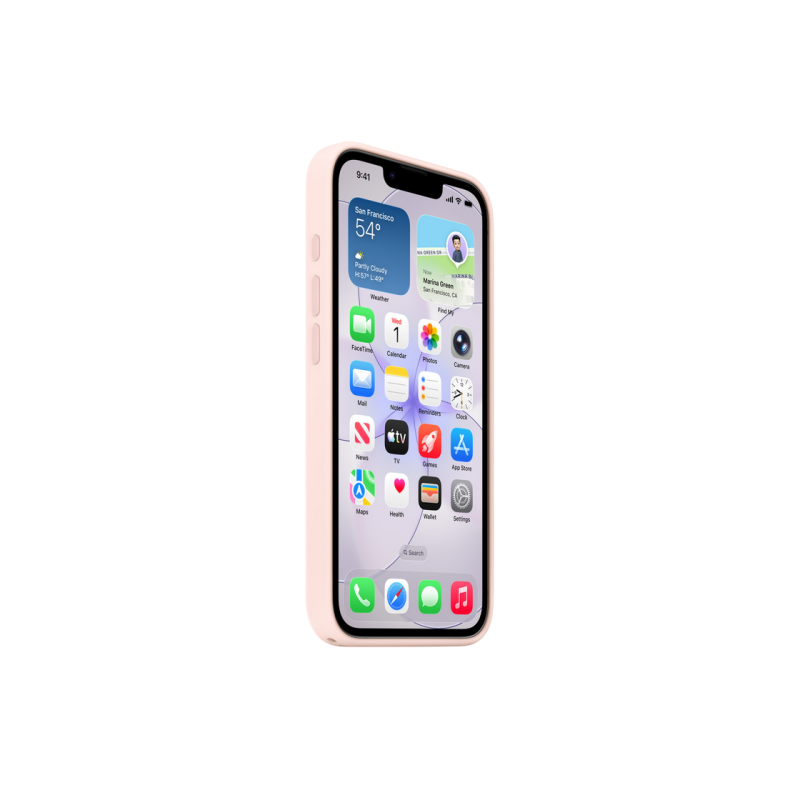 Силиконовый чехол для iPhone 17e с MagSafe — нежно-розовый, модель A3646