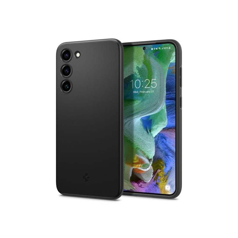 Spigen Samsung S23+, тонкий, черный