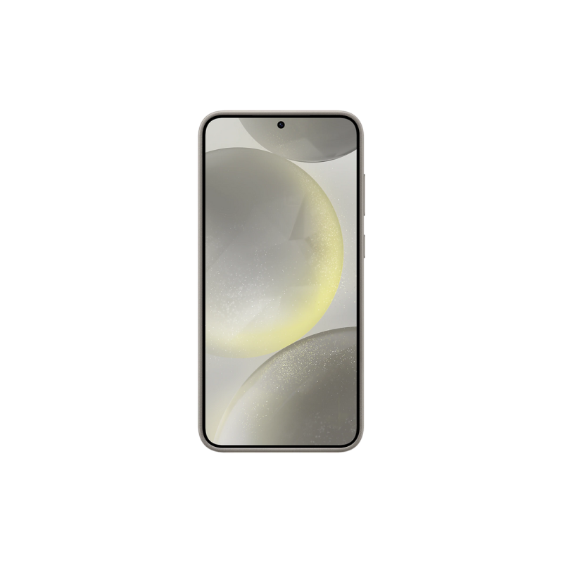 Оригинал Сэм. Чехол из веганской кожи Galaxy S24+, серо-коричневый