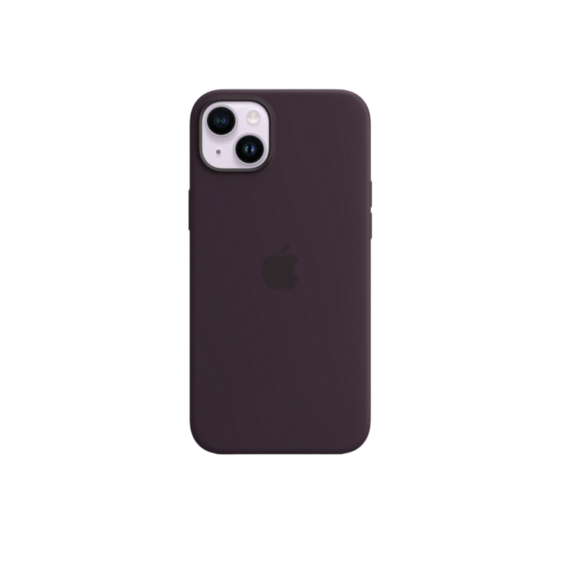 Оригинальный силиконовый чехол для iPhone 14 Plus с MagSafe - Elderberry, модель A2911