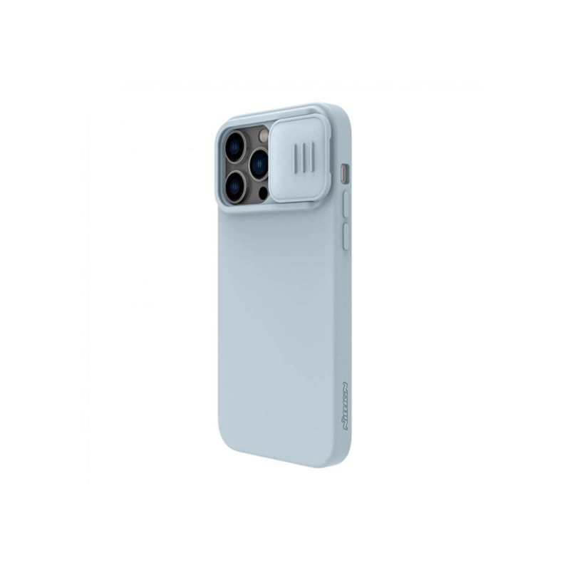 Чехол Nillkin Apple iPhone 14 Pro Max, шелковистый силиконовый чехол CamShield, цвет Star Grey