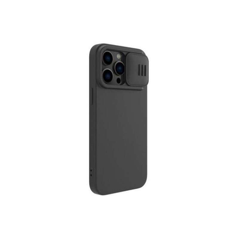 Nillkin Apple iPhone 14 Pro Max, силиконовый чехол CamShield Silky Magnetic, элегантный черный
