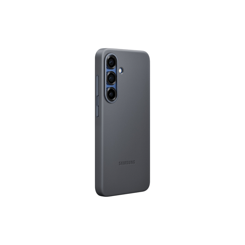 Оригинал Сэм. силиконовый чехол Galaxy S25, черный