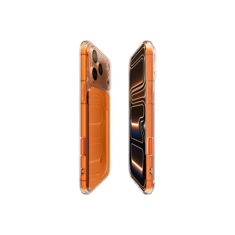 Spigen Apple iPhone 17 Pro Max, Ultra Hybrid "T" Mag Safe, Glossy Orange