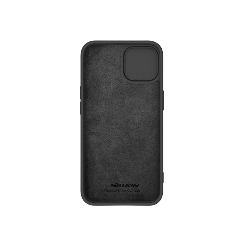 Чехол Nillkin Apple iPhone 15 Plus, CamShield Silky Silicone, элегантный черный