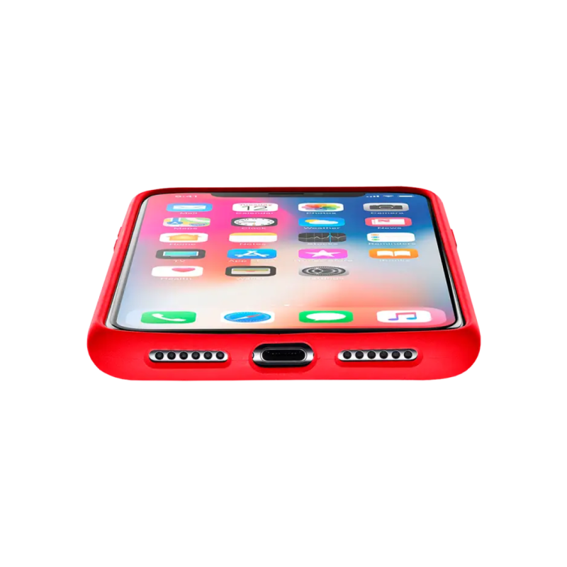Сотовый Apple iPhone XS/X, чехол Sensation Красный