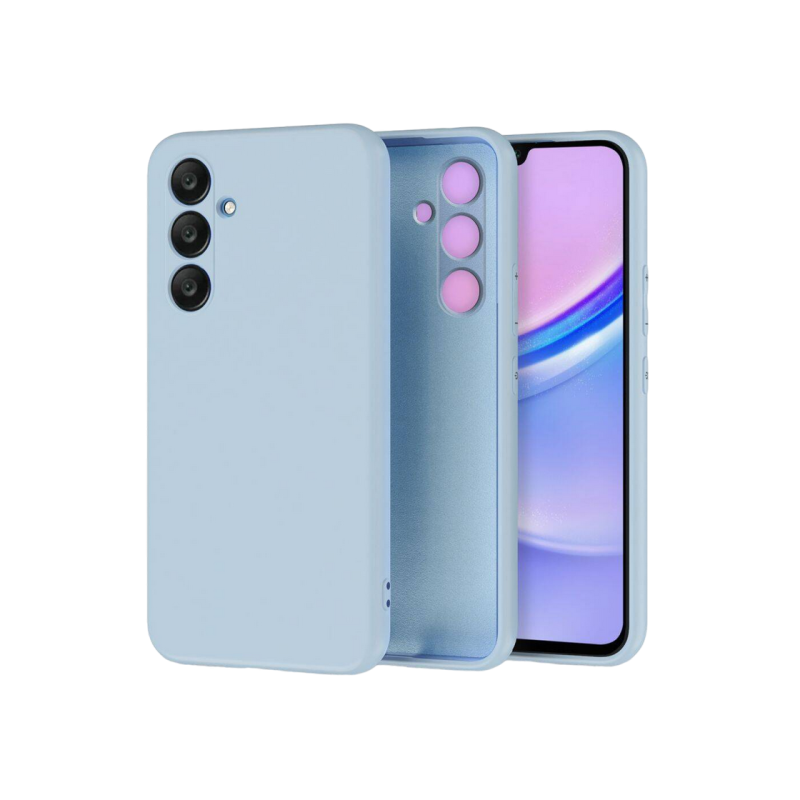 Xcover husa p/u Samsung A25, Soft Touch (Microfiber), Light Blue